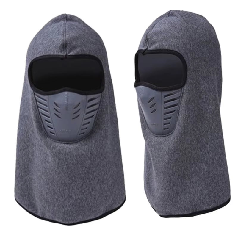 Face Cover Outdoor Winter Warm Bicycle Climbing Skiing Windproof Carbon Filter Thermal Fleece Balaclava Head Protector
