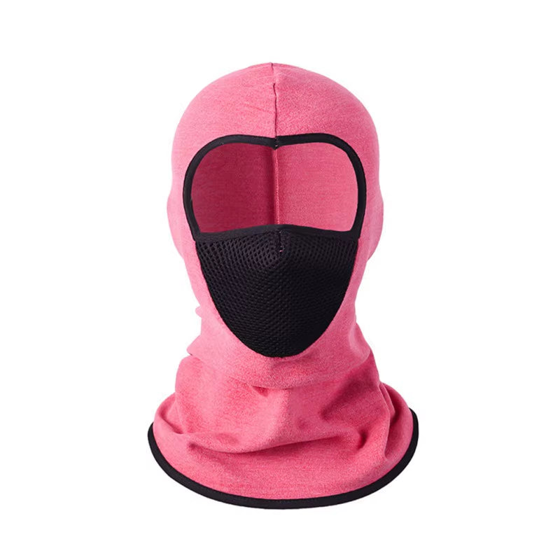 Face Cover Outdoor Winter Warm Bicycle Climbing Skiing Windproof Carbon Filter Thermal Fleece Balaclava Head Protector