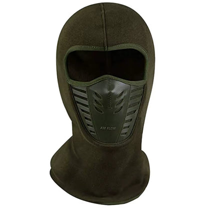 Face Cover Outdoor Winter Warm Bicycle Climbing Skiing Windproof Carbon Filter Thermal Fleece Balaclava Head Protector