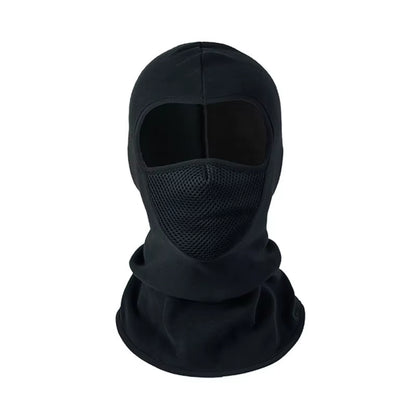 Face Cover Outdoor Winter Warm Bicycle Climbing Skiing Windproof Carbon Filter Thermal Fleece Balaclava Head Protector