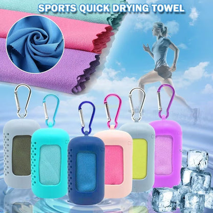 Outdoor Microfiber Quick Drying Sports Cooling Ice Towel Cold Sports Towel Fitness Cool Towel Camping