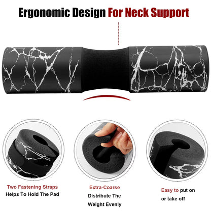 1Pc/1Pair Squat Pad Barbell Pad for Squats Lunges Hip Thrust , Neck Shoulder Protective Pad Support Foam Sponge Bar Pad